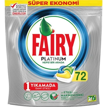 قرص ماشین ظرفشویی 72 عددی فیری پلاتینیوم Fairy